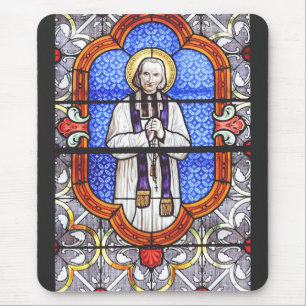 Saint Jean Vianney Premium Soul Guide Kunstposter Mousepad