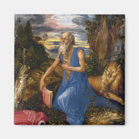 Saint Jerome in der Wildnis von Durer