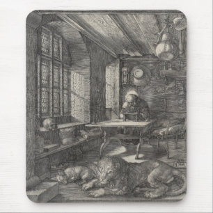 Saint Jerome in His Study by Albrecht Durer Mousepad