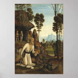 Saint Jerome - Pietro Perugino Kunstgewerbe Poster