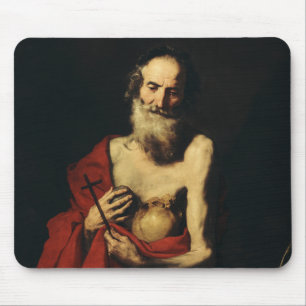 Saint Jerome von Jusepe de Ribera Mousepad
