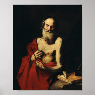 Saint Jerome von Jusepe de Ribera Poster