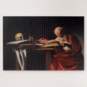 Saint Jerome Writing (1605-1606) von Caravaggio Puzzle