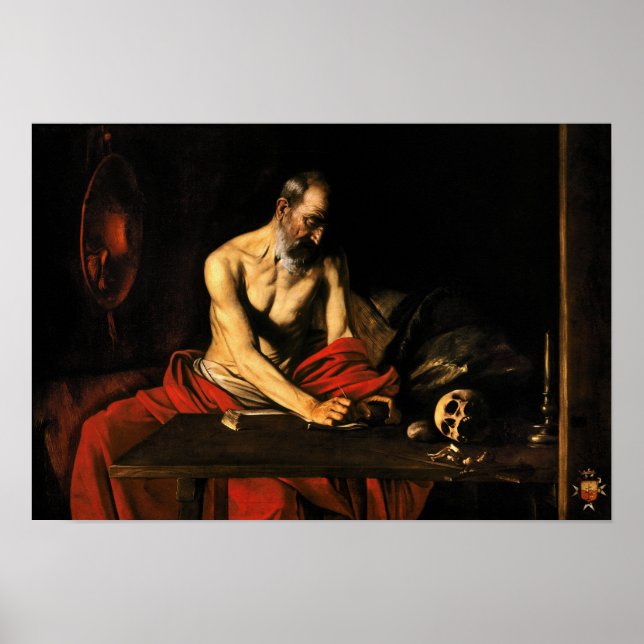 Saint Jerome Writing Poster (Vorne)