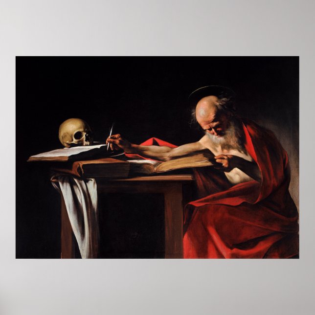 Saint Jerome Writing Poster (Vorne)