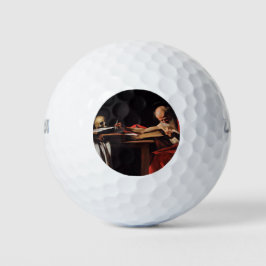 Saint Jerome Writing (von Caravaggio) Golfball