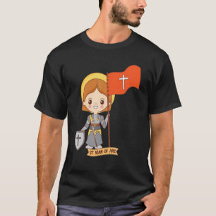 Saint Joan Arc Shield Vintag Saint Cath T-Shirt
