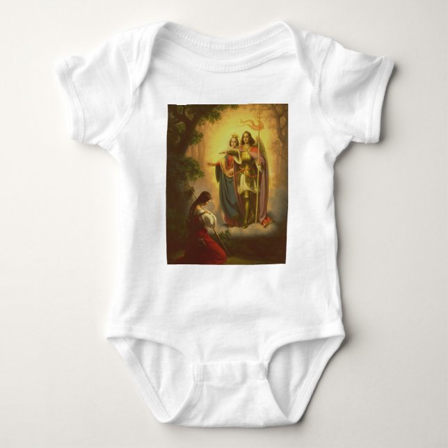 Saint Joan of Arc Baby Strampler (Vorderseite)