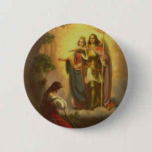 Saint Joan of Arc Button