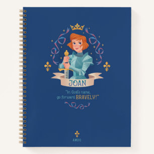 Saint Joan of Arc Spiral Notebook Notizbuch