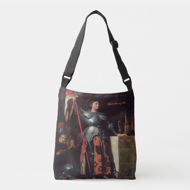Saint Joan of Arc Tragetaschen Mit Langen Trägern (Vorderseite)