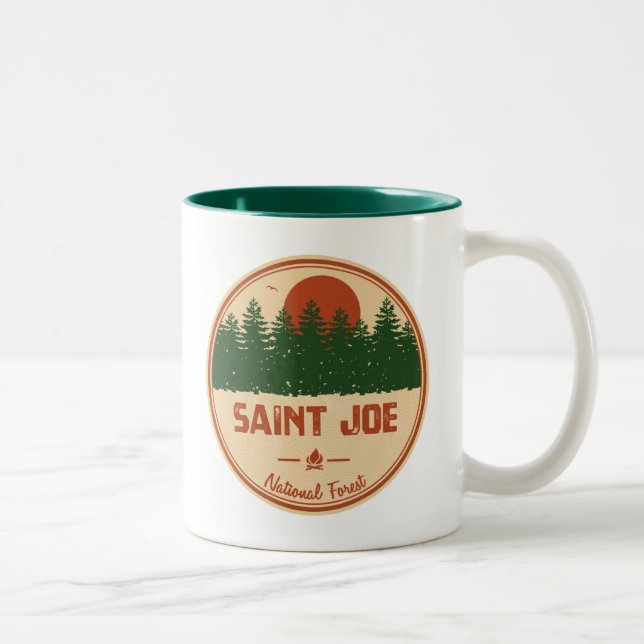 Saint Joe National Forest Zweifarbige Tasse (Rechts)
