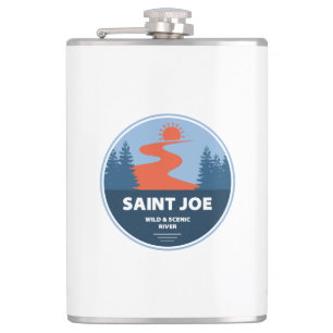 Saint Joe Wild und Landschaftlicher Fluss Idaho Flachmann