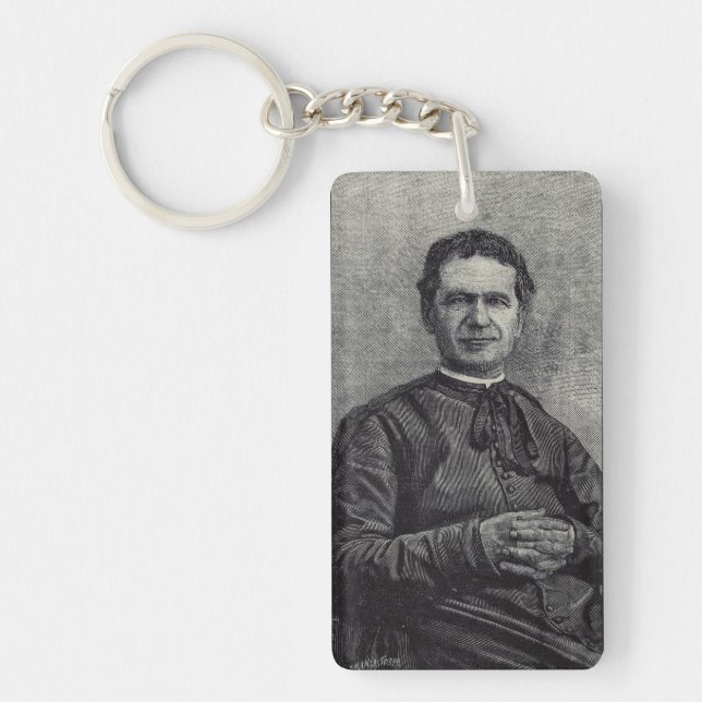 Saint John Bosco Priest und Confessor Schlüsselanhänger (Vorderseite)