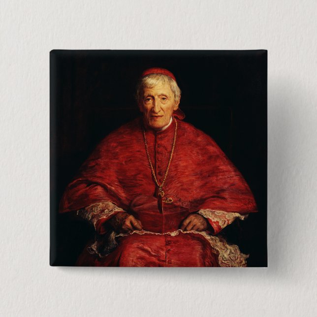 Saint John Henry Newman Englischer Theologe Button (Vorderseite)