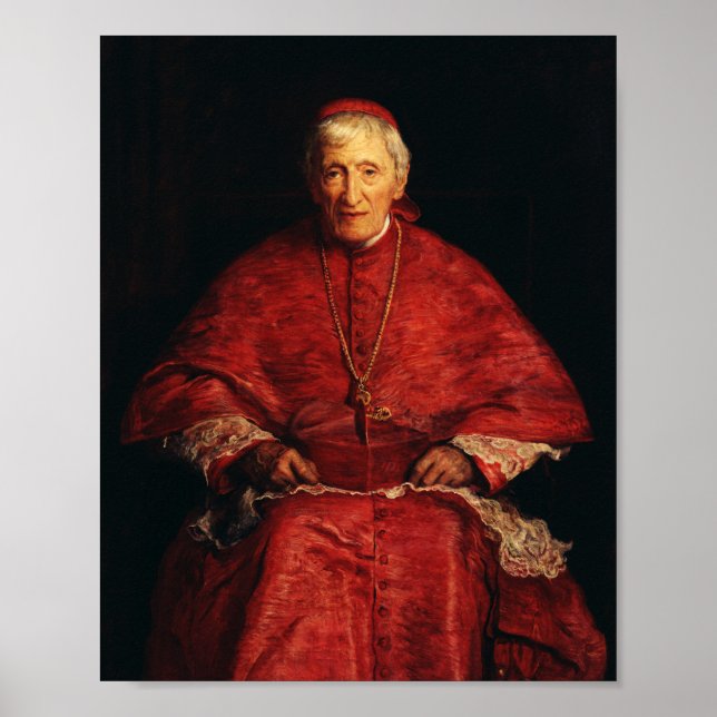 Saint John Henry Newman Englischer Theologe Poster (Vorne)
