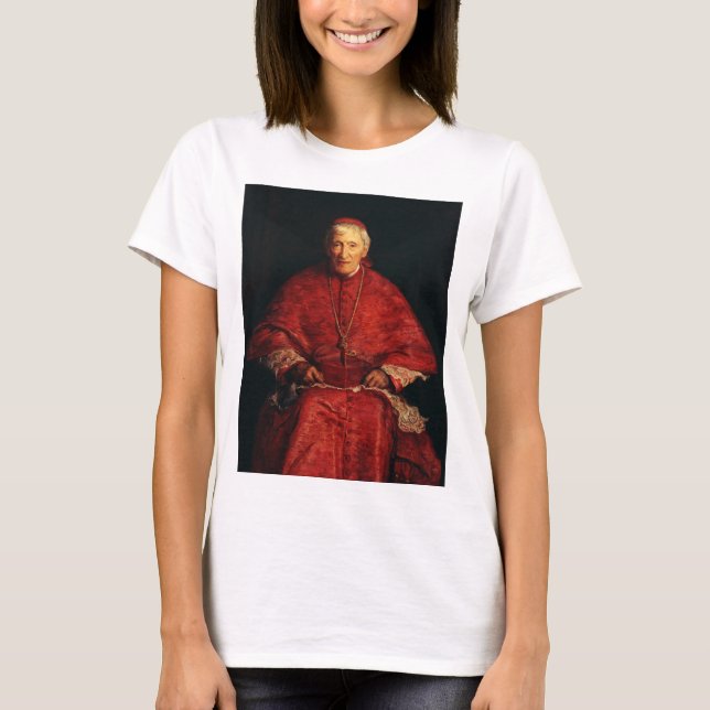 Saint John Henry Newman Englischer Theologe T-Shirt (Vorderseite)
