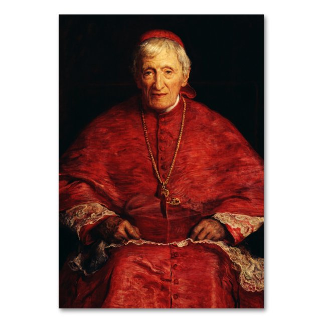 Saint John Henry Newman Englischer Theologe Tischnummer (Vorderseite)