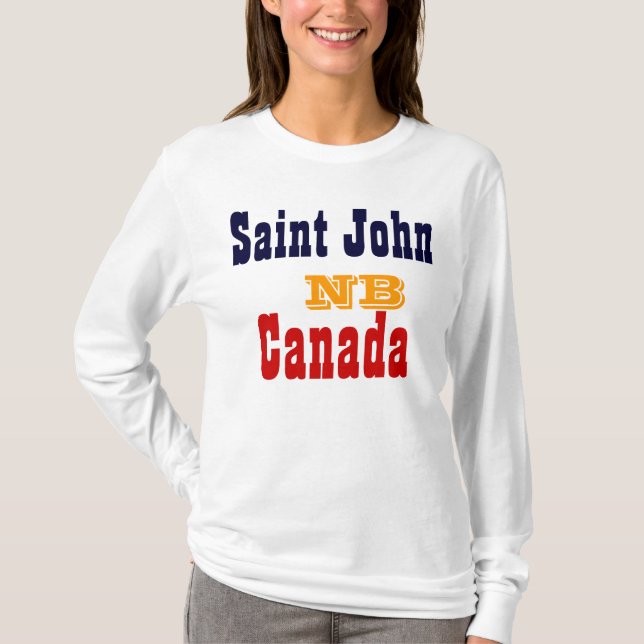 Saint John NB Kanada T-Shirt (Vorderseite)