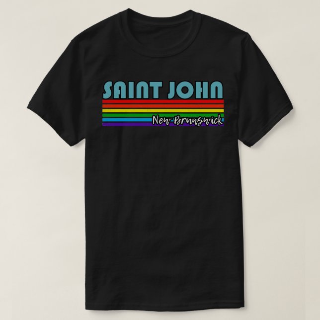 Saint John New Brunswick Pride Saint John LGBT Gi T-Shirt (Design vorne)