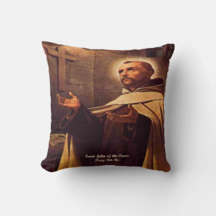 Saint John of the Cross von Litany Lane Kissen