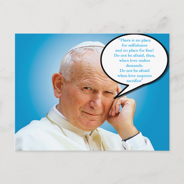 Saint John Paul II Karol Wojtyla Postcard Postkarte (Vorderseite)