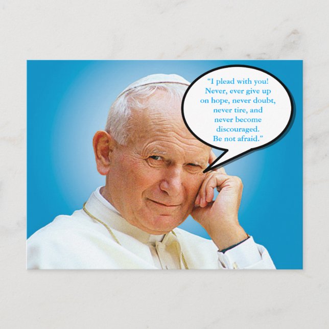 Saint John Paul II Karol Wojtyla Postcard Postkarte (Vorderseite)