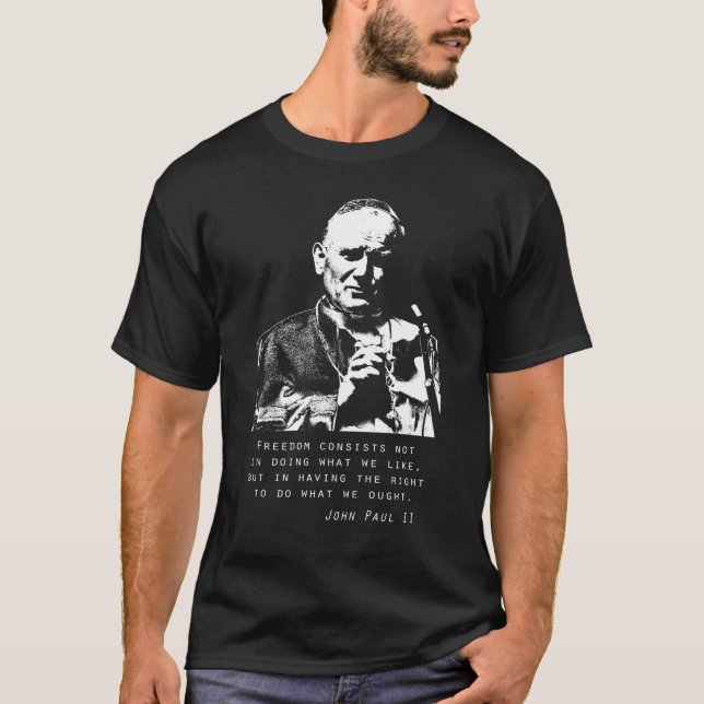 Saint John Paul II. T-Shirt (Vorderseite)