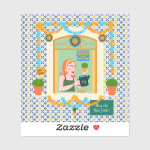 Saint John Portusese Festa Neighbor Aufkleber