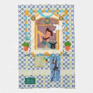 Saint John Portusese Festa Neighbor Geschirrtuch