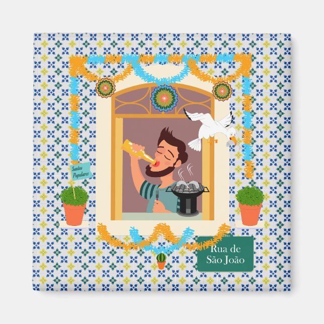 Saint John Portusese Festa Neighbor Magnet (Vorne)
