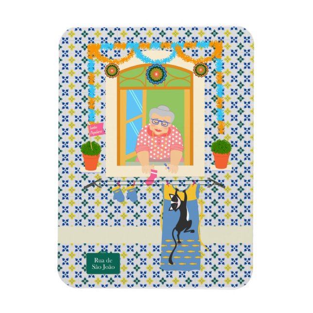Saint John Portusese Festa Neighbor Magnet (Vertikal)