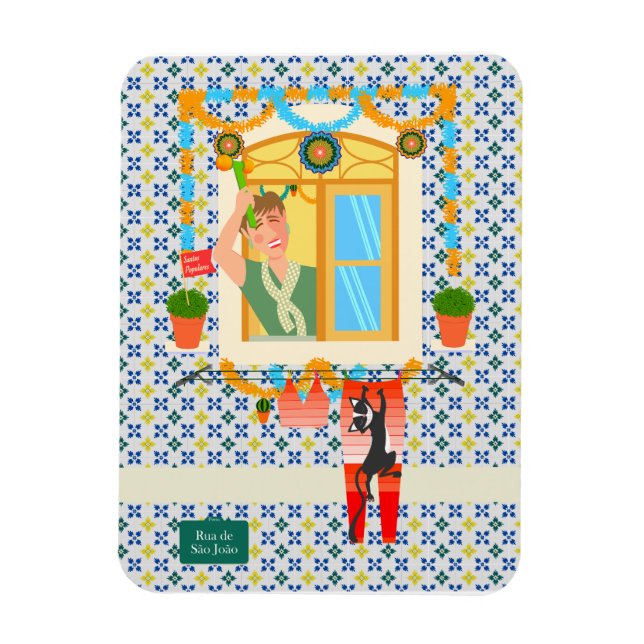 Saint John Portusese Festa Neighbor Magnet (Vertikal)