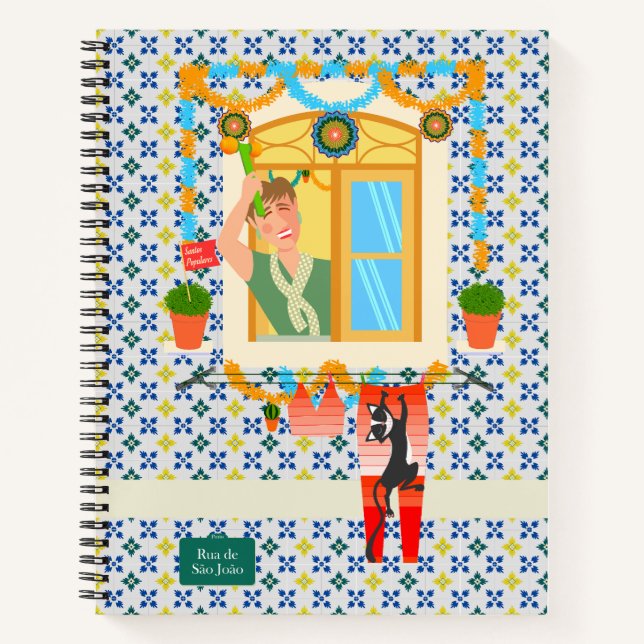 Saint John Portusese Festa Neighbor Notizbuch (Vorderseite)