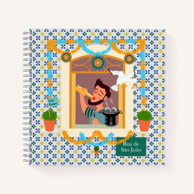Saint John Portusese Festa Neighbor Notizbuch (Vorderseite)