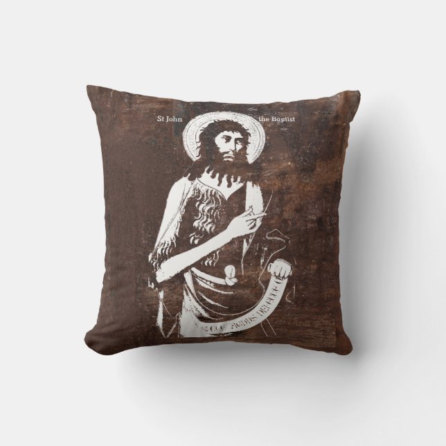 Saint John The Baptist Kissen (Vorderseite)