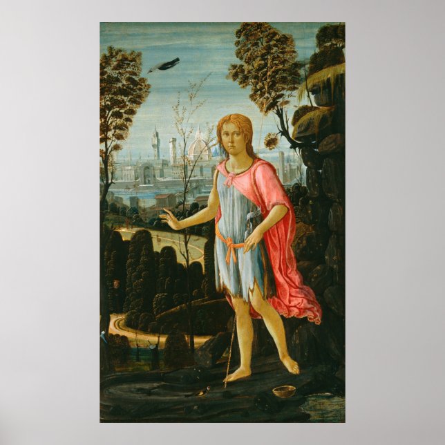 Saint John the Baptist - Sellaio Kunstgewerbe Poster (Vorne)