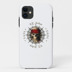 Saint John USVI Pirate Skull Case-Mate iPhone Hülle