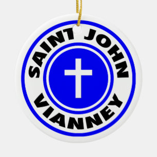 Saint John Vianney Keramik Ornament