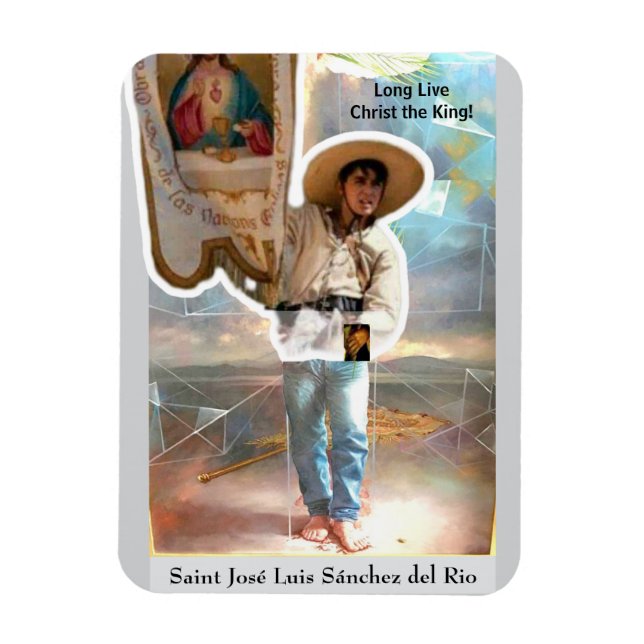Saint José Luis Sánchez del Rio Card Magnet (Vertikal)