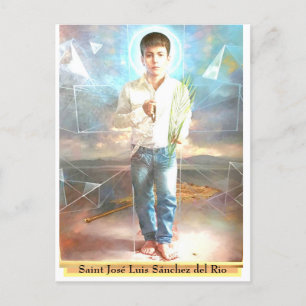 Saint José Luis Sánchez del Rio Card Postkarte