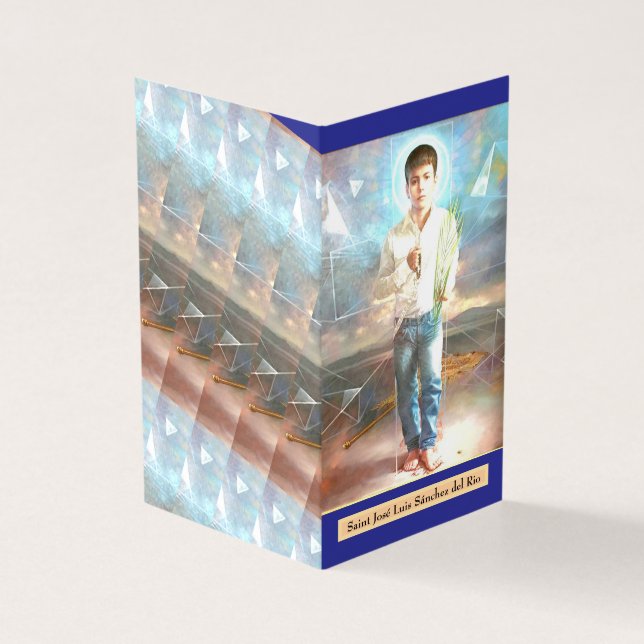 Saint José Sánchez del Rio Prayer Card (Vorderseite)