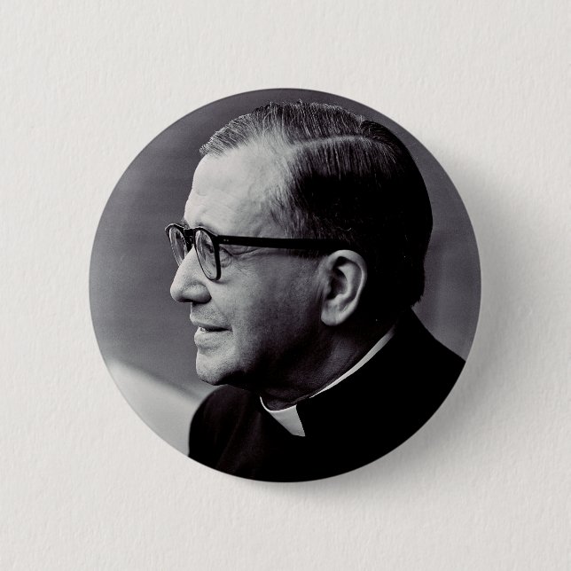 Saint Josemaria Escriva Button (Vorderseite)