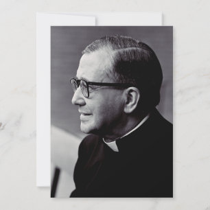 Saint Josemaria Escriva Feiertagskarte