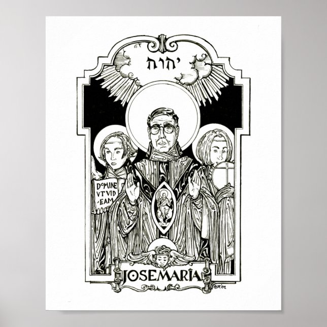 Saint Josemaria Escriva Poster (Vorne)