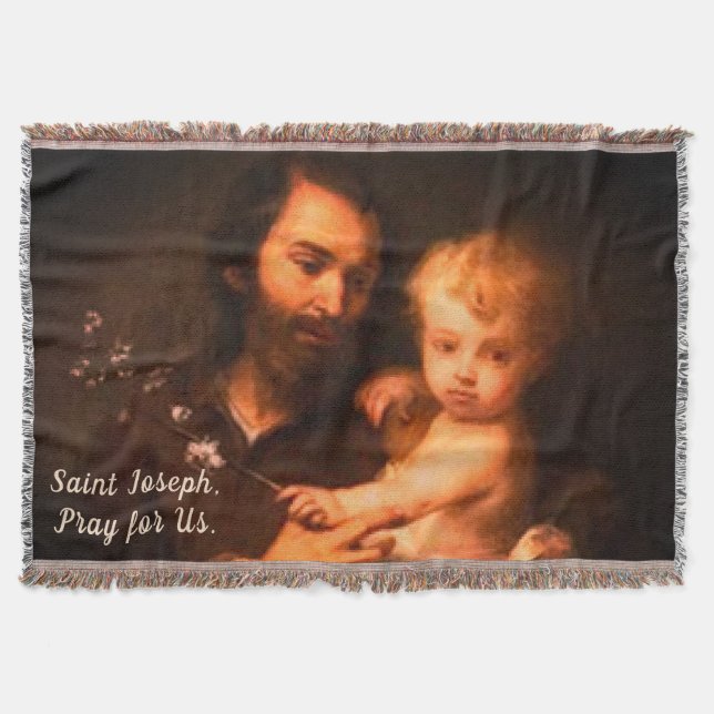 Saint Joseph mit Christus Kind Decke (Vorderseite)