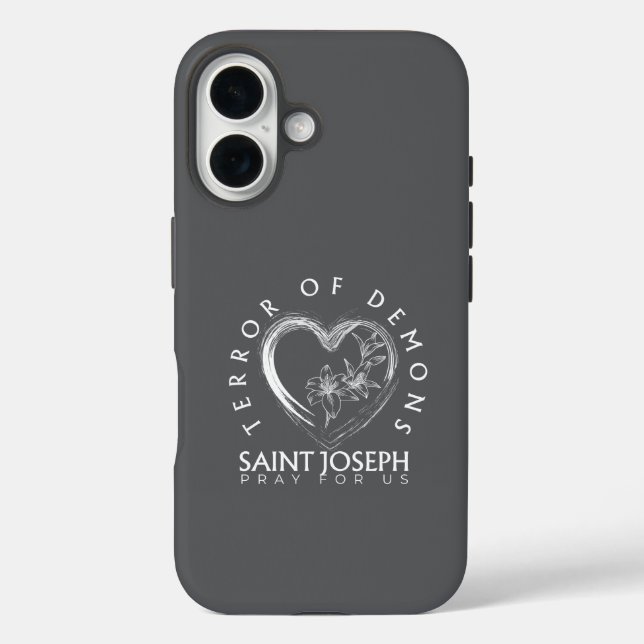 Saint Joseph Terror von Dämonen Case-Mate iPhone Hülle (Rückseite)