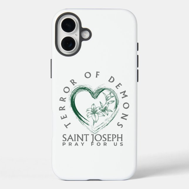 Saint Joseph Terror von Dämonen Case-Mate iPhone Hülle (Rückseite)
