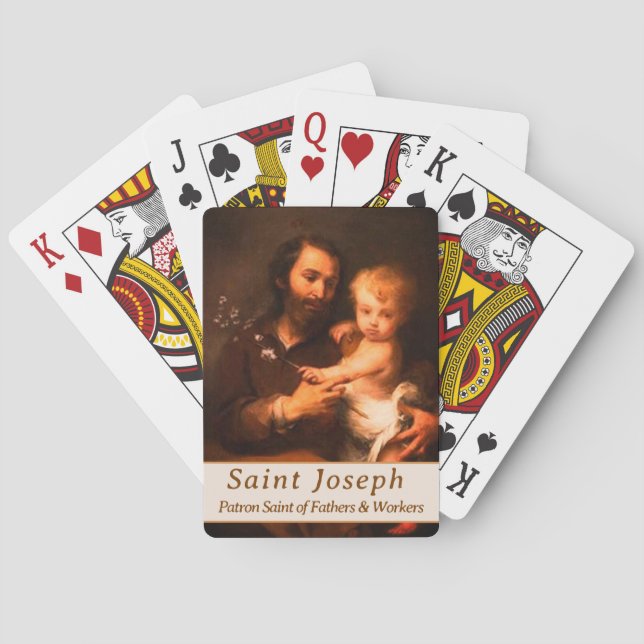 Saint Joseph Themed Spielkarten (Rückseite)