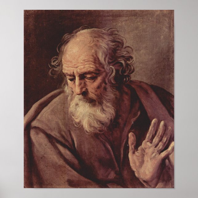 Saint Joseph von Guido Reni Poster (Vorne)